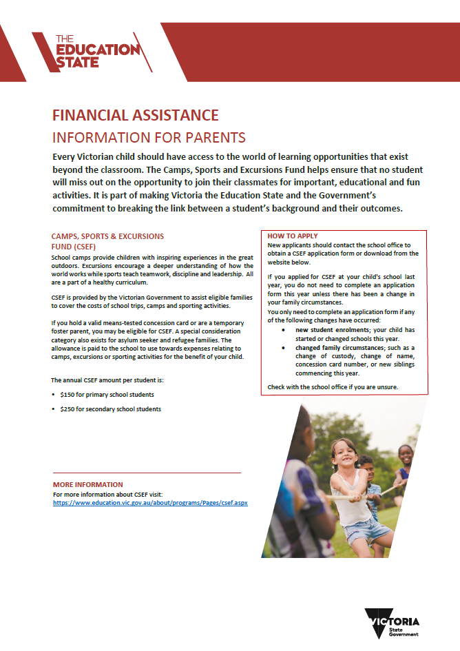 CSEF Flyer